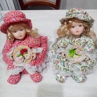 bambole con cofanetto