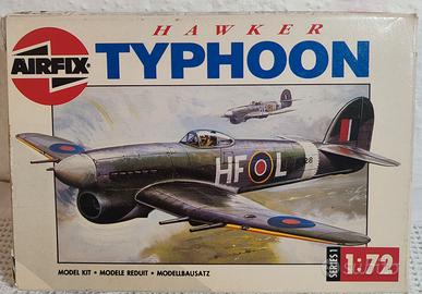 AIRFIX HAWKER TYPHOON 1B 1/72 MODEL KIT VINTAGE
