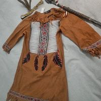costume 128-140 Indiano d'America