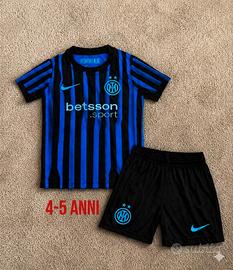 t shirt e pantaloncino Inter 2026 4-5 anni nuovo