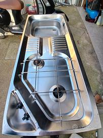 piano cottura / lavello camper