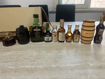 bottiglie mignon da collezione