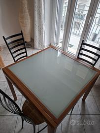 Tavolo vetro calligaris