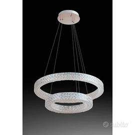 Lampadario Novecento Soledad T cromo LED