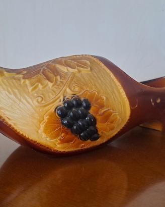 Zoccolo sabot decorativo da parete Vintage Anni 70