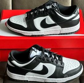 Nike Dunk Low Retro White Black Pand 41