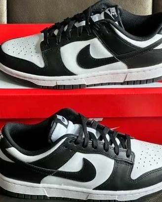 Nike Dunk Low Retro White Black Pand 41