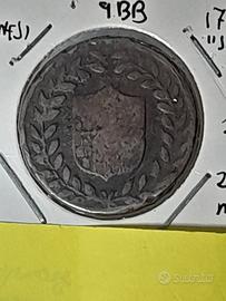 Regno di Napoli 5 tornesi senza P  1797