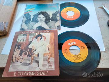 2 45 giri claudio baglioni avrai / e tu come stai