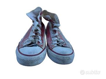 Converse All Star alte con bandiera USA