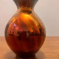 Vaso iridescente Gatti Faenza