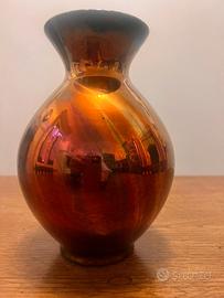 Vaso iridescente Gatti Faenza