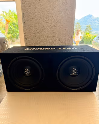Subwoofer ground zero doppio