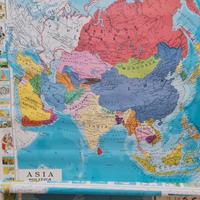 carte geografiche scolastiche tutti i continenti