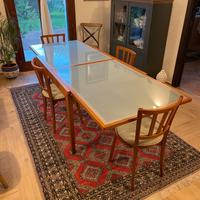 Tavolo Calligaris 90 x 120 allungato 240