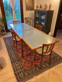 Tavolo Calligaris 90 x 120 allungato 240