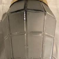 Lampadario da ingresso ottagonale anni 70