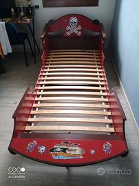 Letto singolo pirati barca