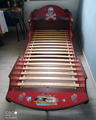 Letto singolo pirati barca