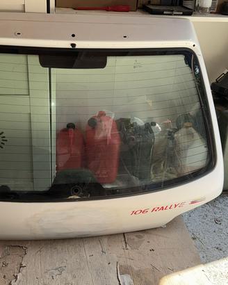 baule posteriore pegeout 106 rally