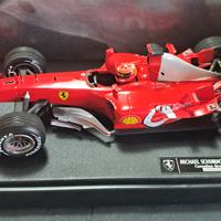 schumacher  1 18  ferrari  f 2003 GA  hot wheels 