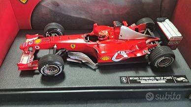 schumacher  1 18  ferrari  f 2003 GA  hot wheels 
