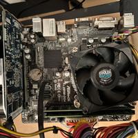 Kit scheda madre + cpu + ram + dissipatore