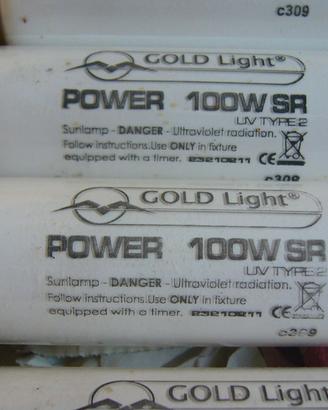 Lampade Neon UV per cabine solarium