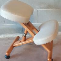 Sgabello ergonomico serena 