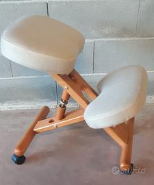 Sgabello ergonomico serena 