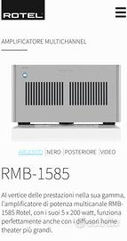 Amplificatore finale Rotel RMB 1585 NUOVO