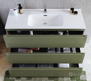 Mobile bagno 120 cm 3 cassetti - NUOVO da riparare