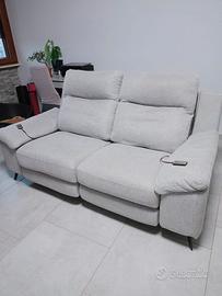 Divano poltronesofa' 2 posti maxi relax elettrici
