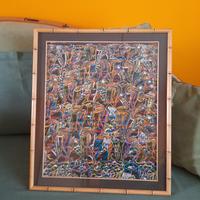 ENCAUSTO SU TELA Sud Africa 1983 M. Roselle Callty