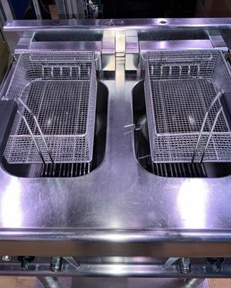 FRIGGITRICE LOTUS 8 lt + 8 lt TRIFASE 12 KW