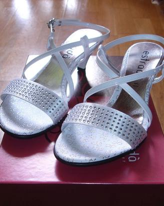 Estrada scarpe con tacco e strass - matrimoni 37