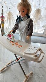 set asse da stiro con ferro e con bambola 