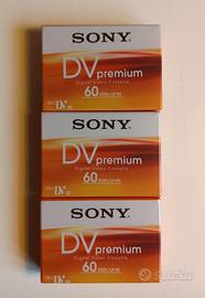 3 Cassette video miniDV Sony premium 60 min