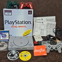 sony playstation 1 ps1 console scatola demo one
