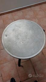 Tavolino in alluminio anni 50