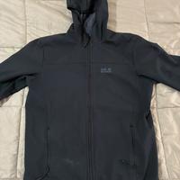 Giacca Jack Wolfskin outdoor split nero grigio - L