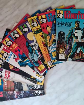 Primi numeri del fumetto "Il Punitore"