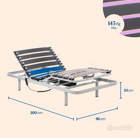 Letto elettrico 90x200 nuovo