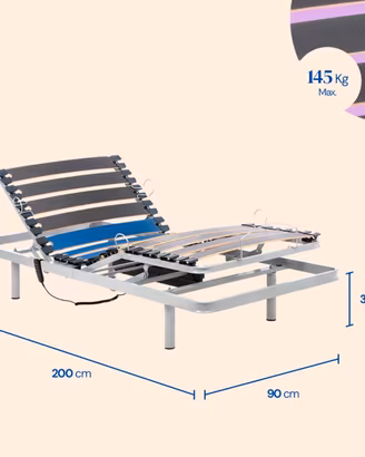 Letto elettrico 90x200 nuovo