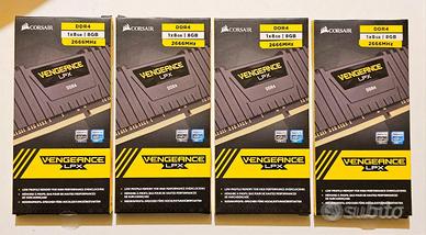 32Gb DDR4 Corsair Vengeance LPX (4x8Gb) 2666 Boxed