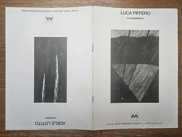 CATALOGO E INVITO A. LOTITO & L. PIFFERO 1986 AAM