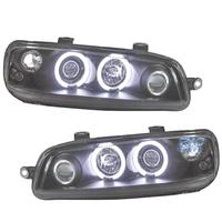 FARI FIAT PUNTO 99-03 ANGEL EYES CCFL FONDO NERO