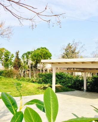 Pergolato per auto - Carport 5x5 con Telo in PVC
