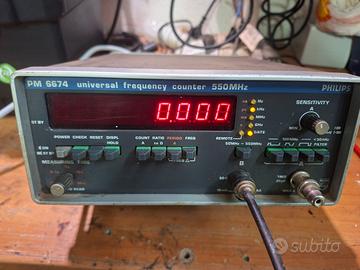 Frequenzimetro philips PM6674 fino 550Mhz