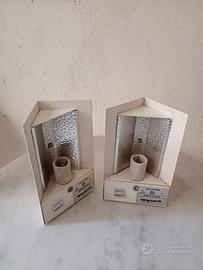coppia lampade spigolo parete Artemide 